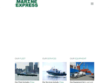 Tablet Screenshot of marineexpress.us